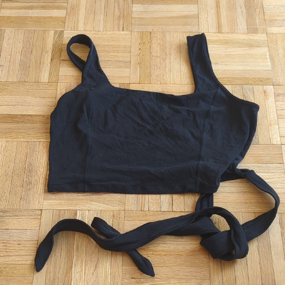 Lululemon Wrap Around Black Tank